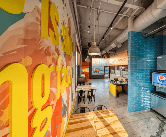 Wing Zone Restaurant Interior