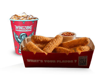 MOZZARELLA CHEESE STICKS + BEVERAGES